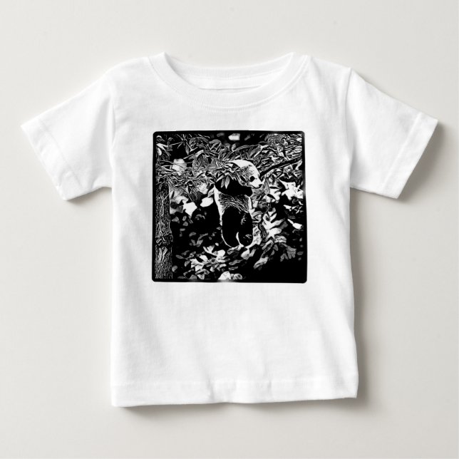 Camiseta Modelos de Urso: Cubos de Urso Panda 01 (Frente)