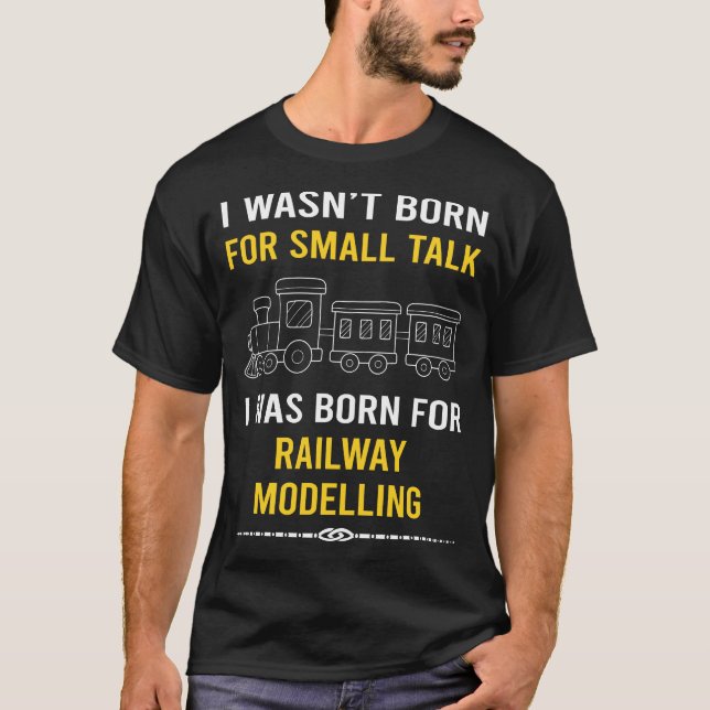 Camiseta Modelos Ferroviários De Comboios Ferroviários (Frente)