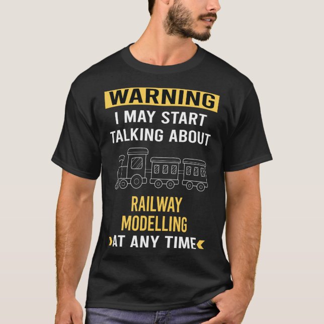 Camiseta Modelos Ferroviários De Comboios Ferroviários (Frente)