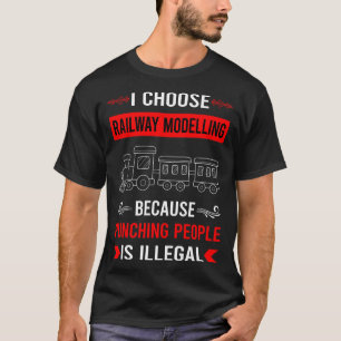 Camiseta Modelos Ferroviários De Comboios Ferroviários