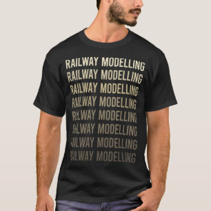 Camiseta Modelos Ferroviários De Comboios Ferroviários