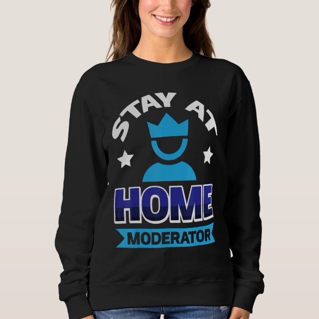Camiseta Moderador Ficar Em Casa 2 (Frente)