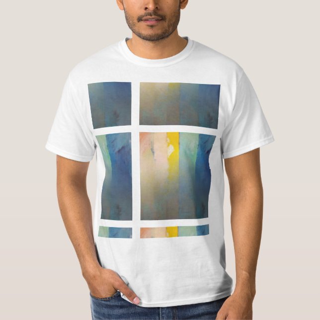 Camiseta Modern Art Shirt – Colorful Windows (Frente)