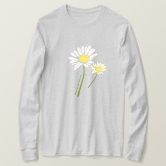 Camiseta Modern "Bloom in Your Own Way" Floral Sketch Tee