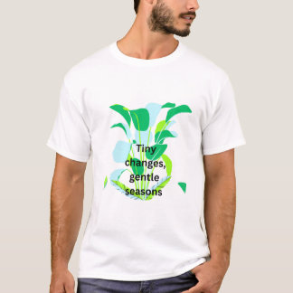 Camiseta Modern Botanical Leaf 