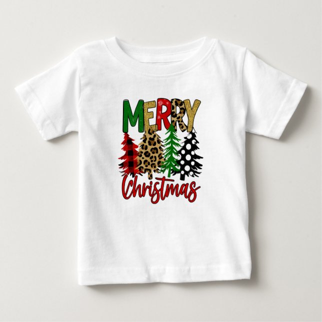 Camiseta Modern Christmas Tree Aesthetic (Frente)