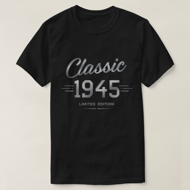 Camiseta Modern Classic Limited Edition 1945 Premium (Frente do Design)