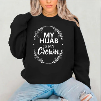 Camiseta Modern Custom Islamic Black Text