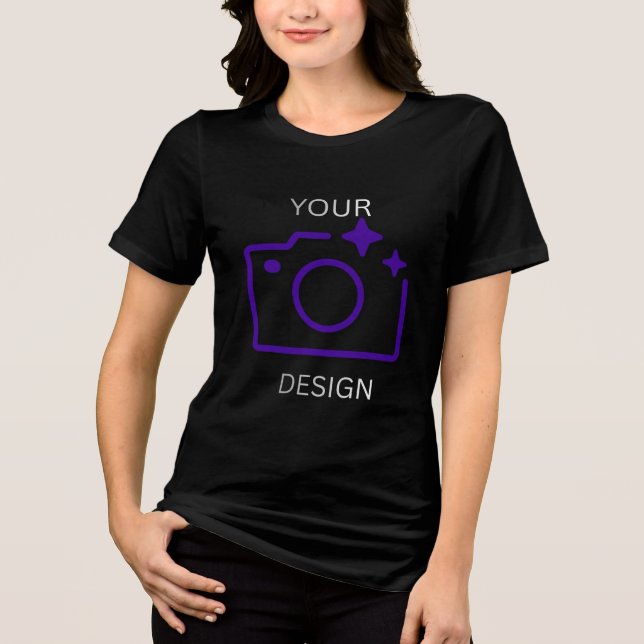 Camiseta Modern custom tshirt with image (Frente)
