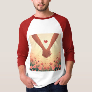 Camiseta Modern Elegant Valentine’s Day Romantic Love Desig