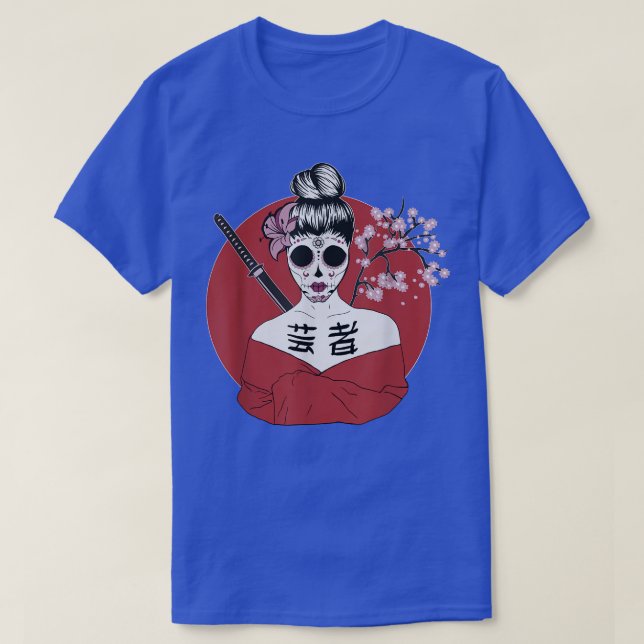 Camiseta Modern Geisha Japão (Frente do Design)