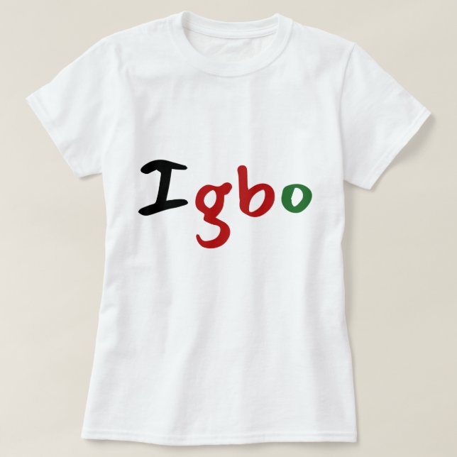Camiseta Modern Igbo Trendy (Frente do Design)