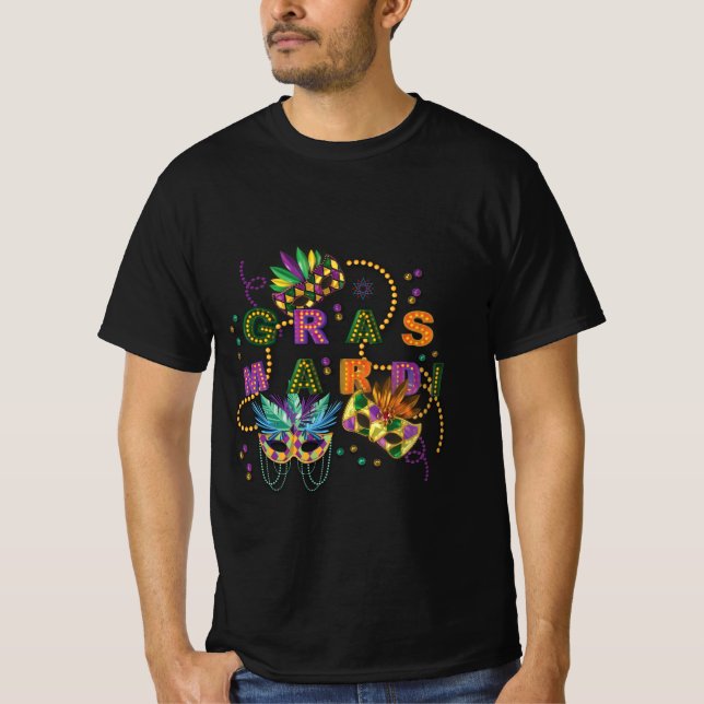 Camiseta Modern Mardi Gras (Frente)