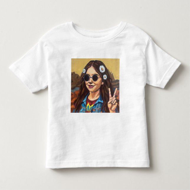 Camiseta Modern Mona Lisa Painting - Inspired by da Vinci (Frente)