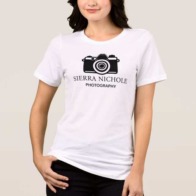 Camiseta Modern Photography Camera Black (Frente)