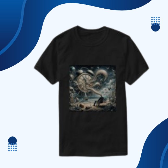 Camiseta Modern Trendy Time Sky Surreal (Criador carregado)