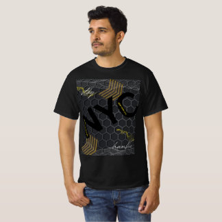 Camiseta Modern Urban Edge NYC Permaneça Humilde Typográfic
