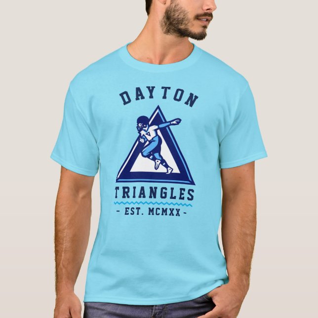 Camiseta Modern Vintage Dayton Triangles (Frente)