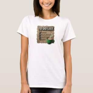 Camiseta Moderna COFEE BRINQUE COM GATO Laranja Ed
