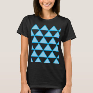 Camiseta Moderna com Padrão de Triângulo Geométric