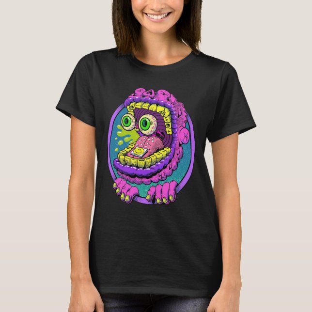 camiseta moderna para mulheres (Frente)