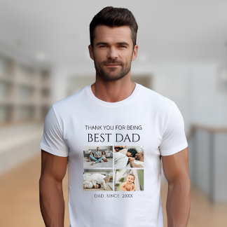 Camiseta Moderna Personalizada com Colagem de Foto
