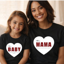 Camiseta Moderna Personalizada Coração de Bebê