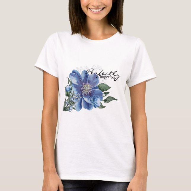 Camiseta Moderna Personalizada Perfeitamente Imper (Frente)