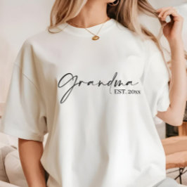 Camiseta ModernMinimalist Grandma EST