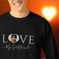 Moderno ama minha foto de namorada Black White