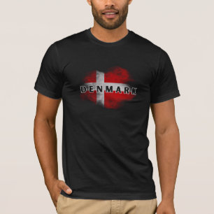 Camiseta Moderno Amor Dinamarca Bandeira Escandinávia Souve