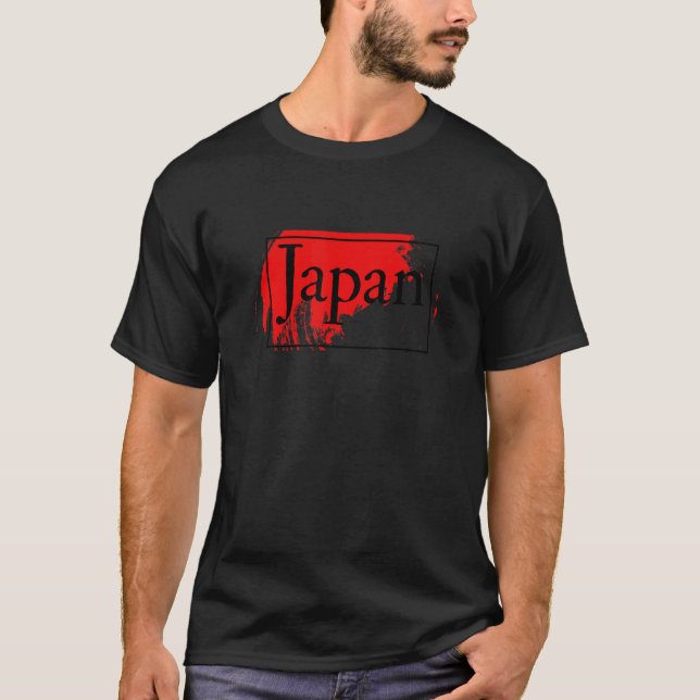 Camiseta Moderno Design Japonês Kanji (Frente)