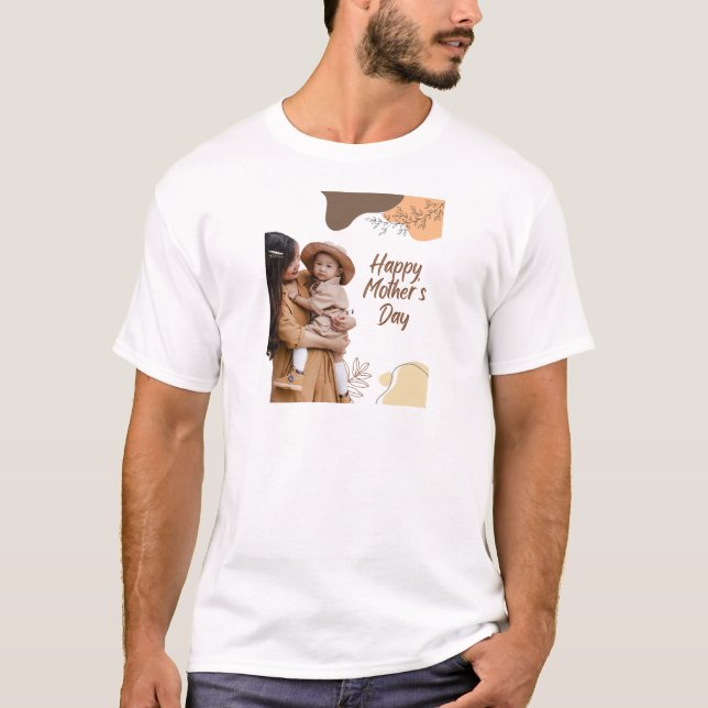 Camiseta Moderno Dia das Mães Elegante (Frente)