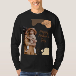 Camiseta Moderno Dia das Mães Elegante