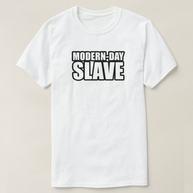 Camiseta moderno-dia-escravo (Frente do Design)