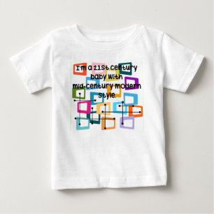 Camiseta Moderno do século Médio Atômica