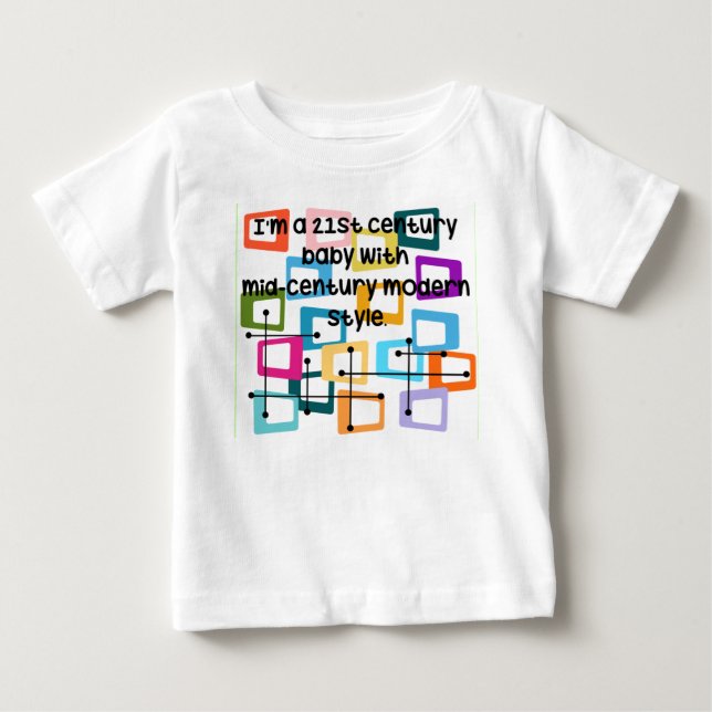 Camiseta Moderno do século Médio Atômica (Frente)