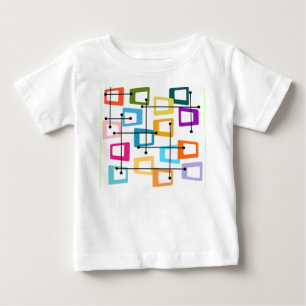 Camiseta Moderno do século Médio Atômica