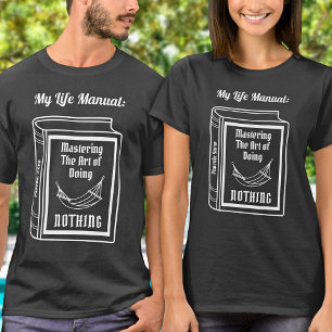 Camiseta Moderno Engraçado cita Tipografia Preta e Branca