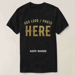 CAMISETA MODERNO ESTILOSO PERSONALIZÁVEL PRETO VERIFICADO M