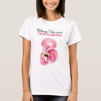 Moderno - Exótica Watercolor Flamingo Gift Rosa