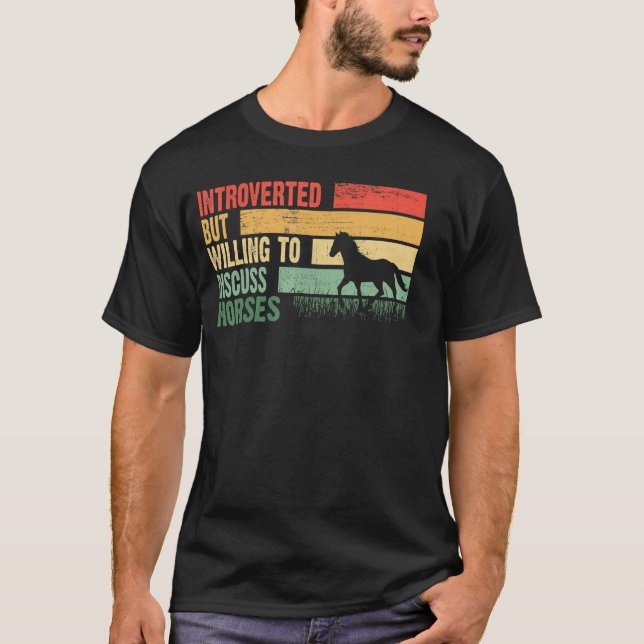 Camiseta Moderno Introvertido Mas Disposto A Discutir CAVAL (Frente)