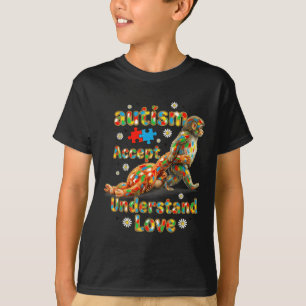 Camiseta Moderno macaco bebê aceitação conscientização auti