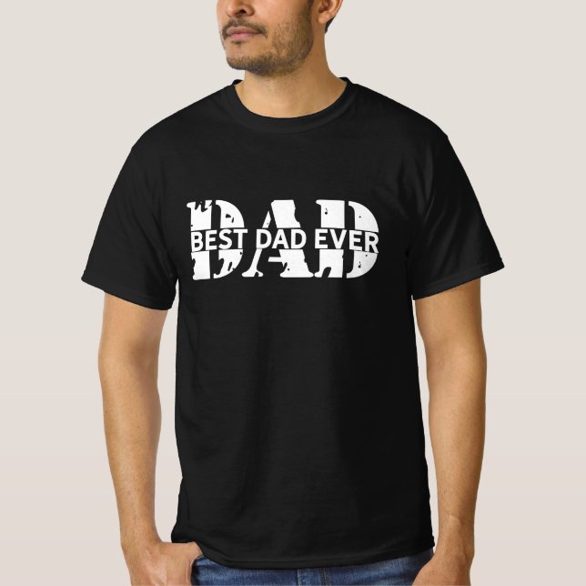 Camiseta MODERNO Melhor Pai de Todos os Tempos (Frente)