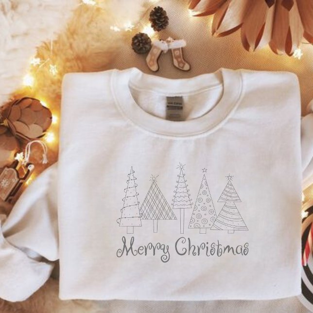 Camiseta Moderno Minimalista de Natal Cozy (Criador carregado)
