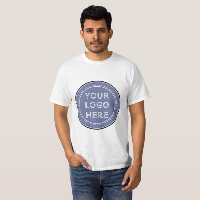 Camiseta moderno, minimalista e elegante personalizado (Frente Completa)