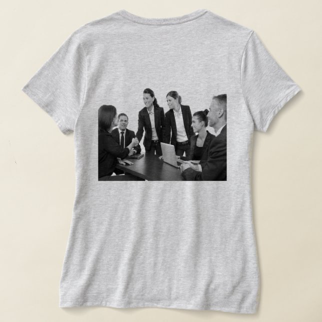 CAMISETA MODERNO MODERNO MODERNO SIMPLES CHIC ELEGANTE MONO (Postura das costas)