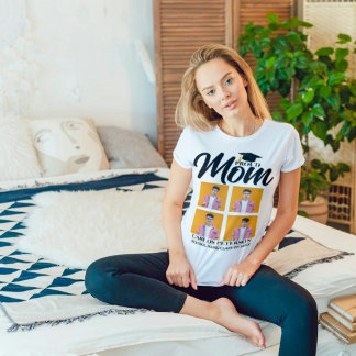 Camiseta Moderno Orgulho Mãe 4 Graduação Fotográfica, Forma