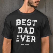 Moderno Preto e Branco Cool Melhor Pai de Todos os