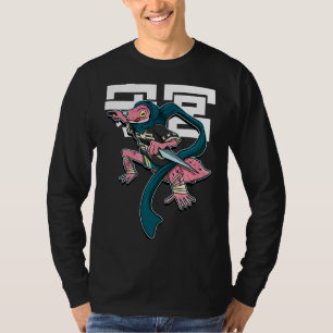 Camiseta Moderno Samurai Leopard Gecko Lizard Reptile
